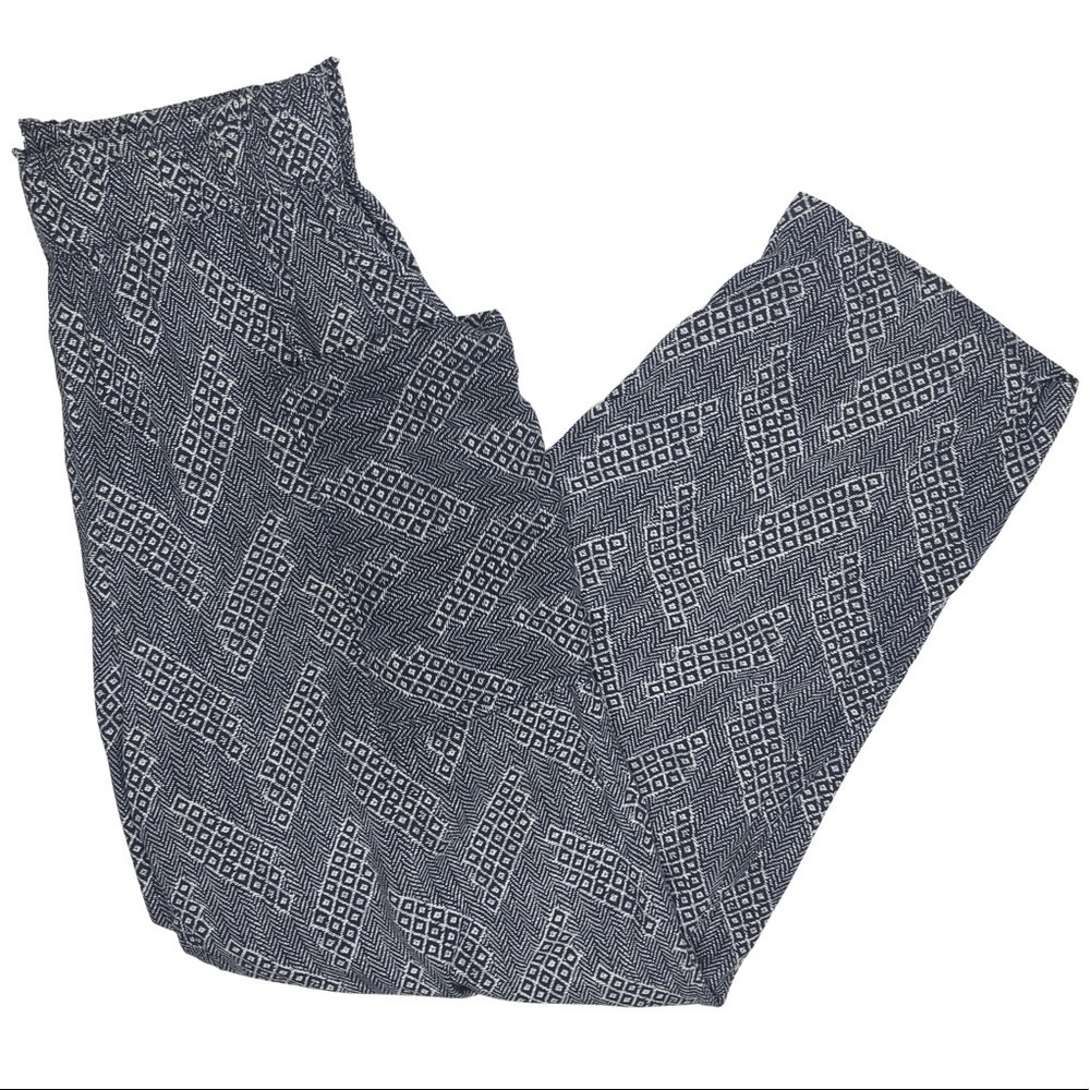 Urban Outfitters Navy and White Harem Pants Sz S